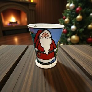Ursula's Christmas Coffee Mug Santa Clause Ceramic Cup 10oz Capacity Signature